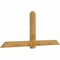 Ekena Millwork Eugene Rough Sawn Timber Gable Bracket, Western Red Cedar, 96"W x 40"H x 4"D x 6"F, 10/12 Pitch GBW096X40X0406EUG00RWR - alternate 3